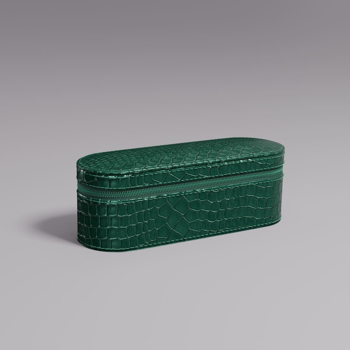 Mini cosmetics bag (Green Croco)