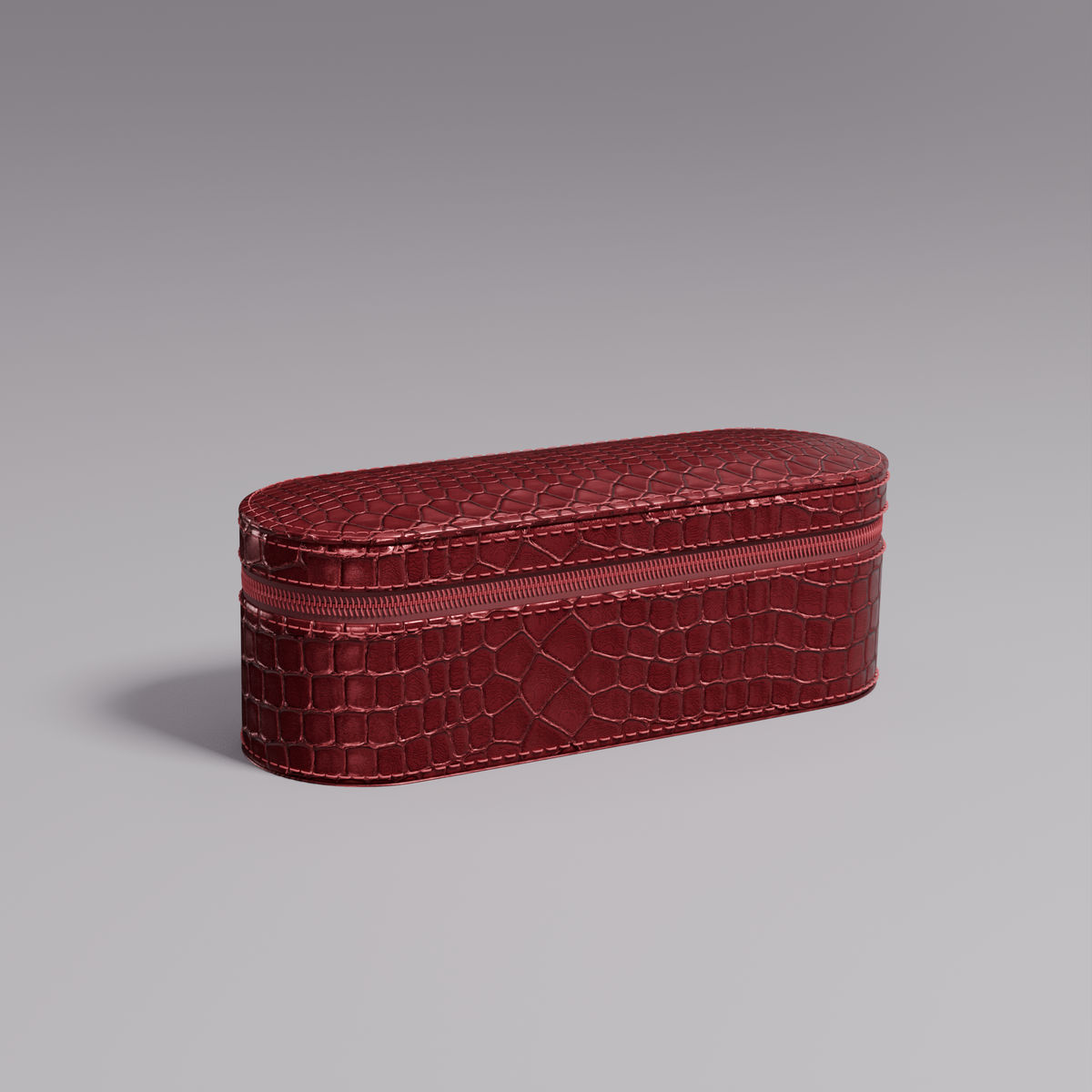 Mini cosmetics bag (Red Croco)