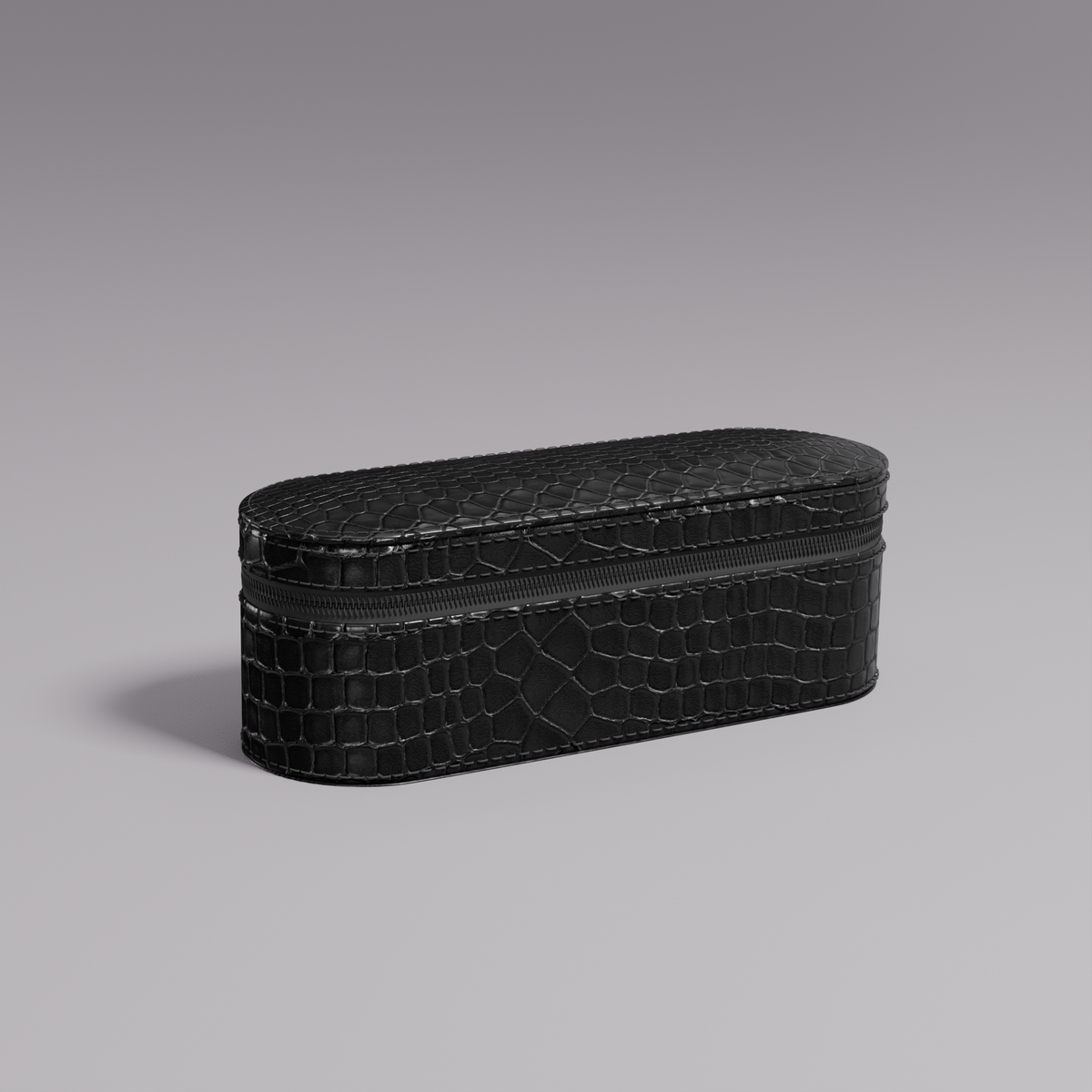 Mini cosmetics bag (Black Croco)