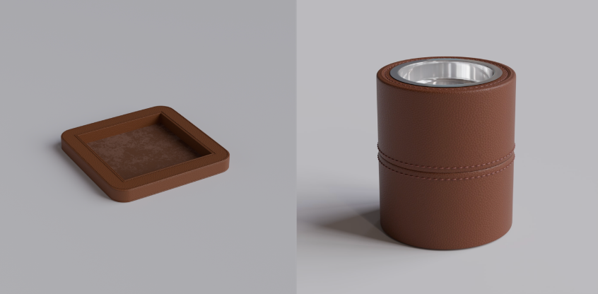 Tray + Medkhan (Brown - بني)