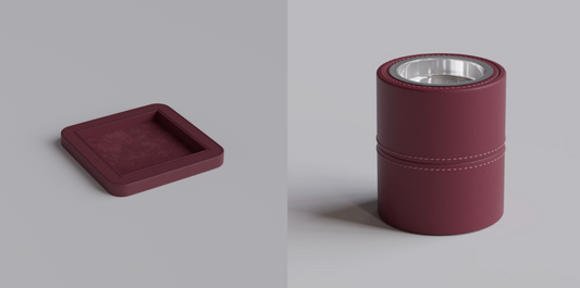 Tray + Medkhan (Burgundy - عنابي)